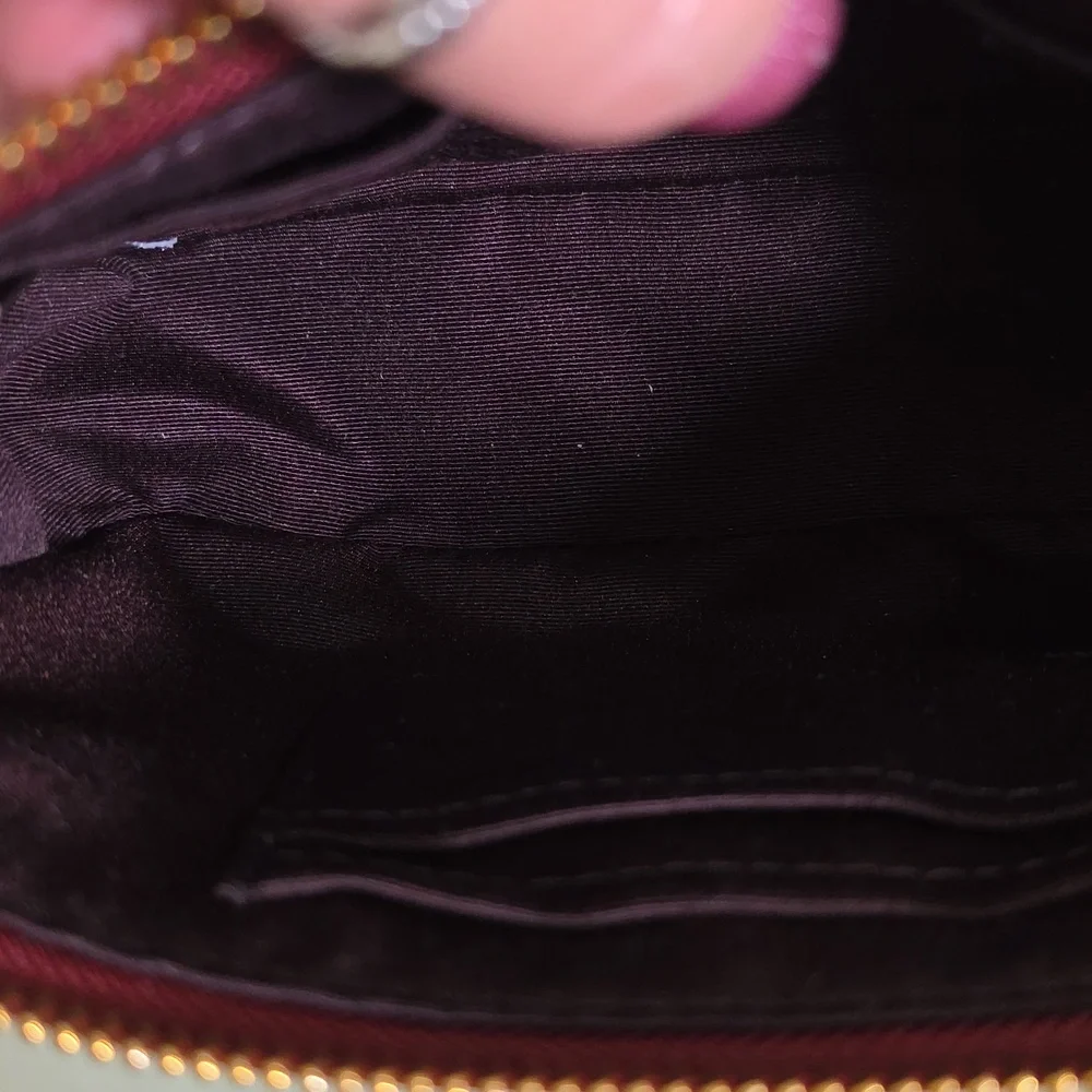 Coach C7362 Signature Dark Red 1941 Leather Nolita 19 Minibag EUC - Picture 14 of 17